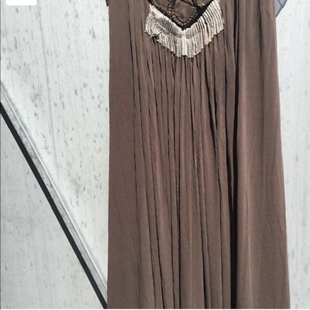BCBG Max Azria Runway Brown Maxi Dress XXS - Picture 5 of 6